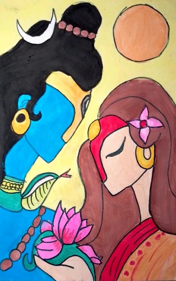 Abstract Painting - The Ishwara